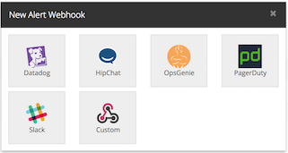 Sélection du Webhook