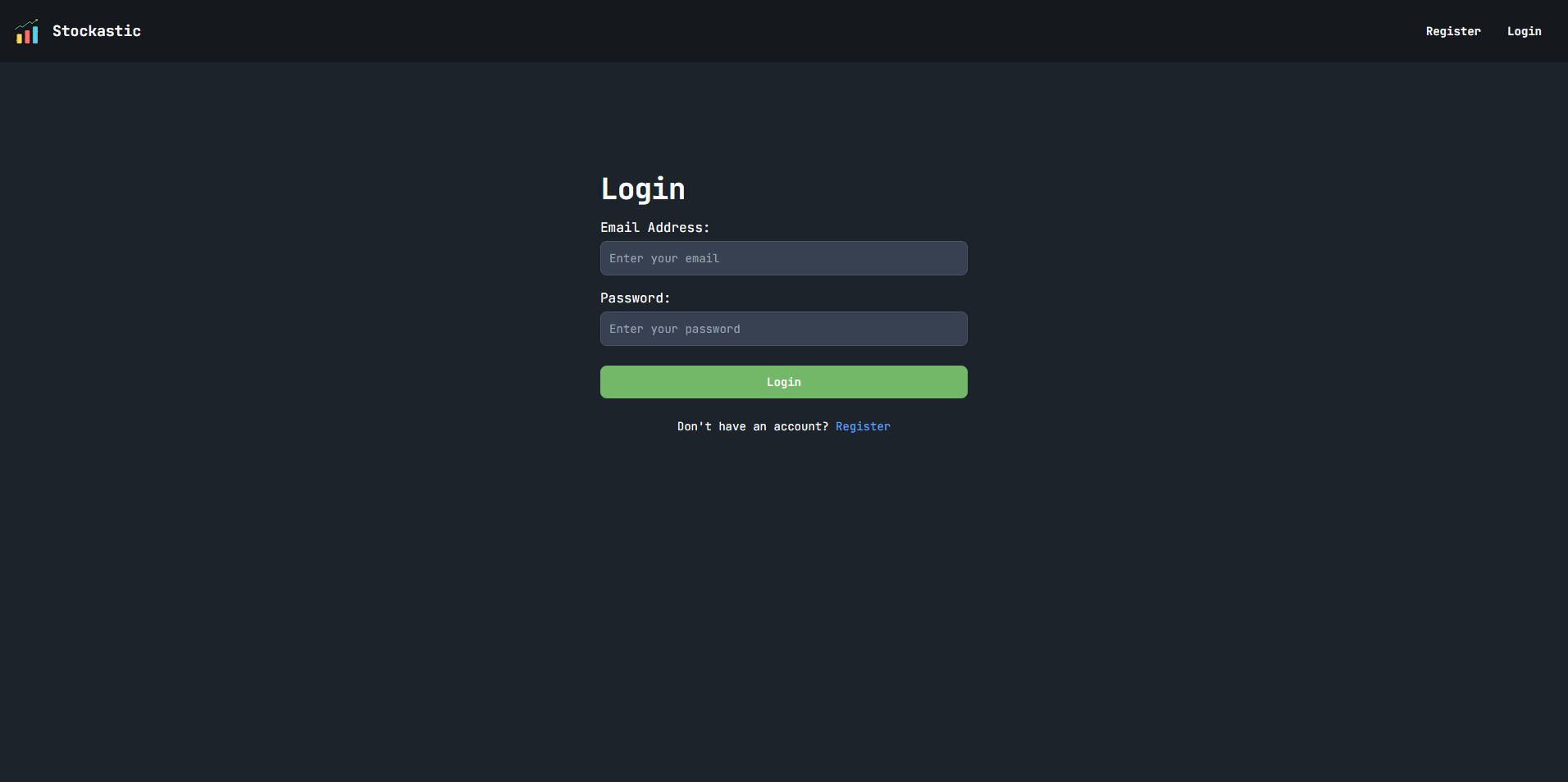 User Login Page