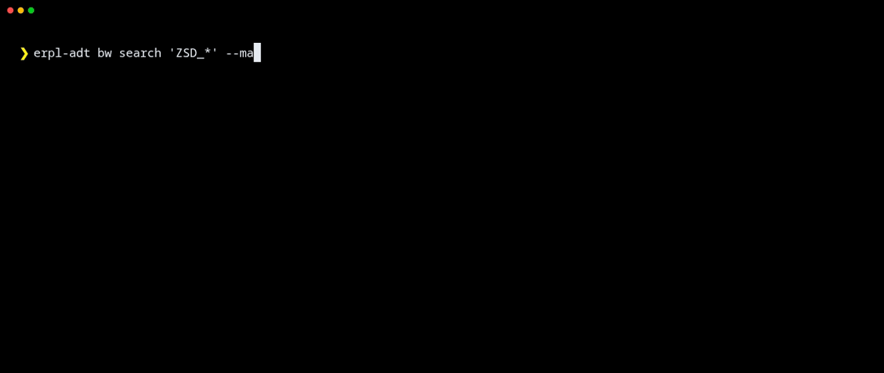 bw search demo
