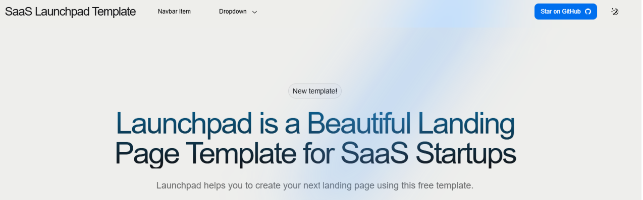 saas-launchpad-landingpage 网站模板截图