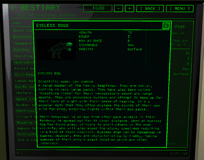 Creature file