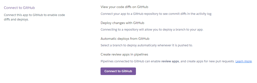 Connect to GitHub