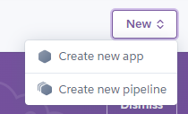 New button on Heroku