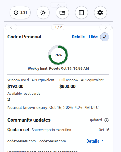 0.2.3 native Popup community summary with illustrative QA data