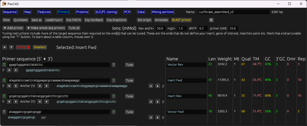 Primer view screenshot