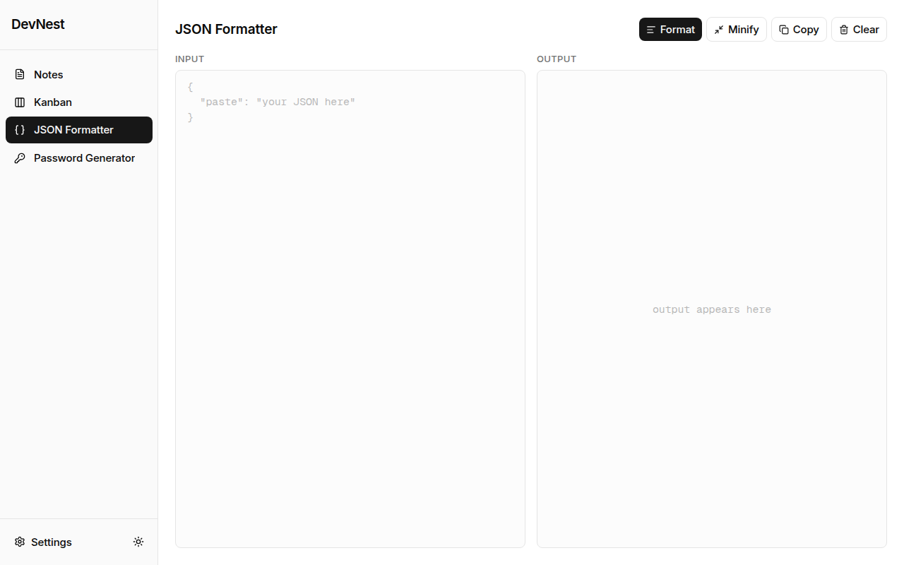 devnest screenshot