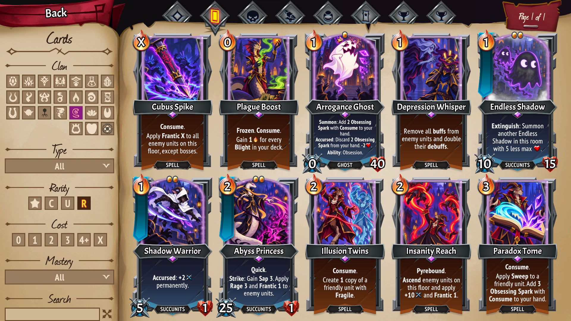 SuccClan — rare cards
