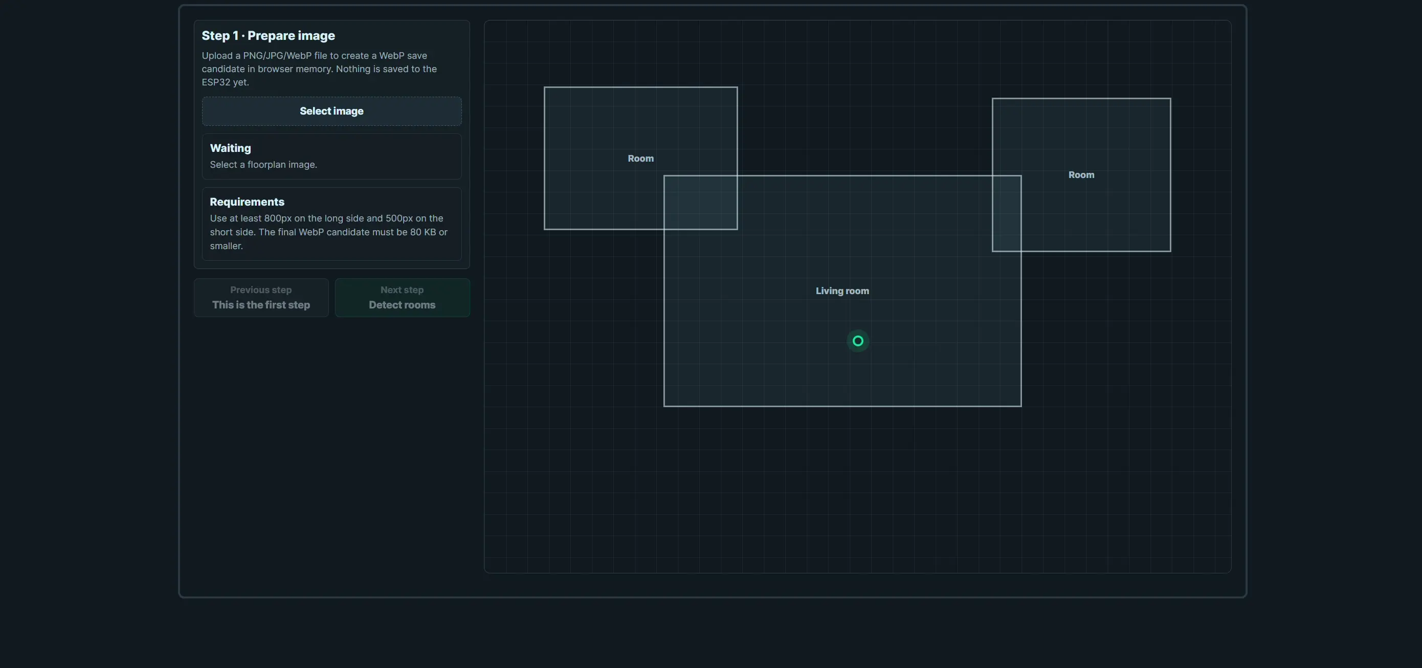 Floorplan setup choices