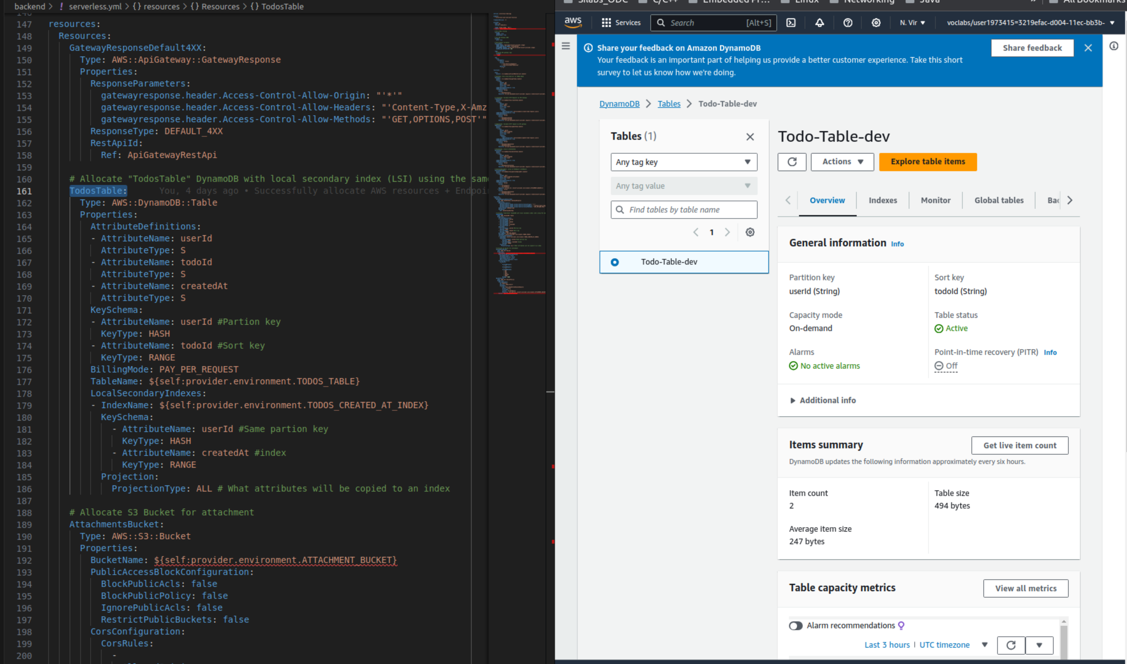 DynamoDB Table with Composite Key