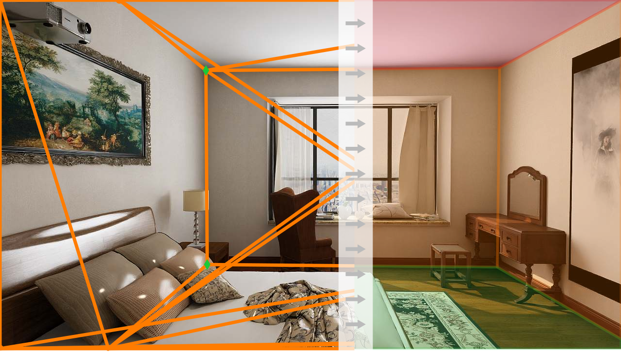 From wireframes to polygons