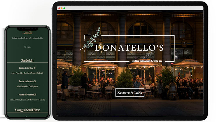 Donatello different device view