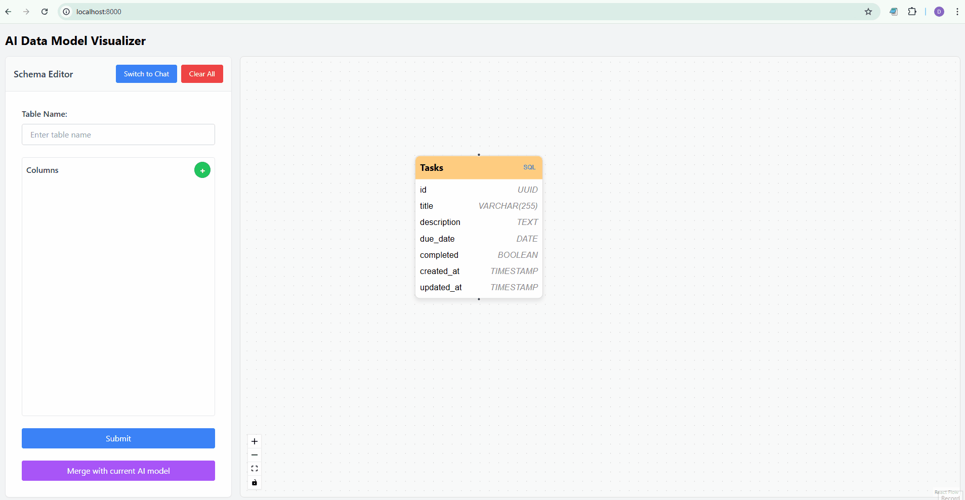 GitHub - DavidN22/AI-Data-Model-Tool: AI powered tool to create data ...