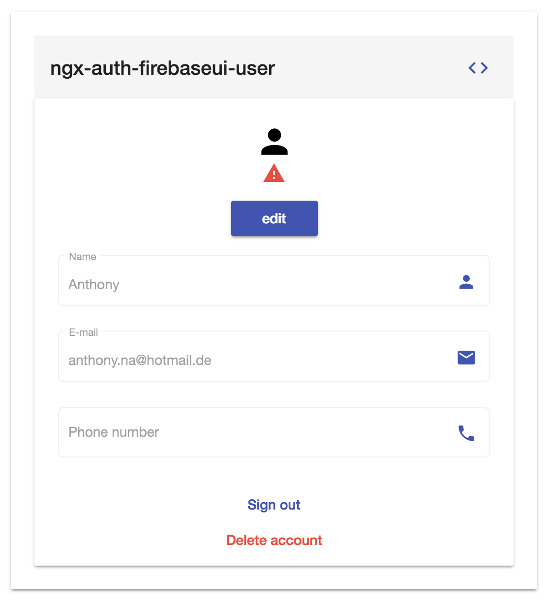 ngx-auth-firebaseui user profile component