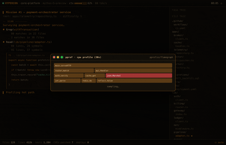 Flame graph drama: pprof shows a hot json.Marshal path, a sync.Pool rewrite lands about 4x faster