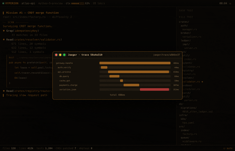 Distributed trace drama: a Jaeger trace pins a slow serialize span, streaming the encoder cuts tail latency