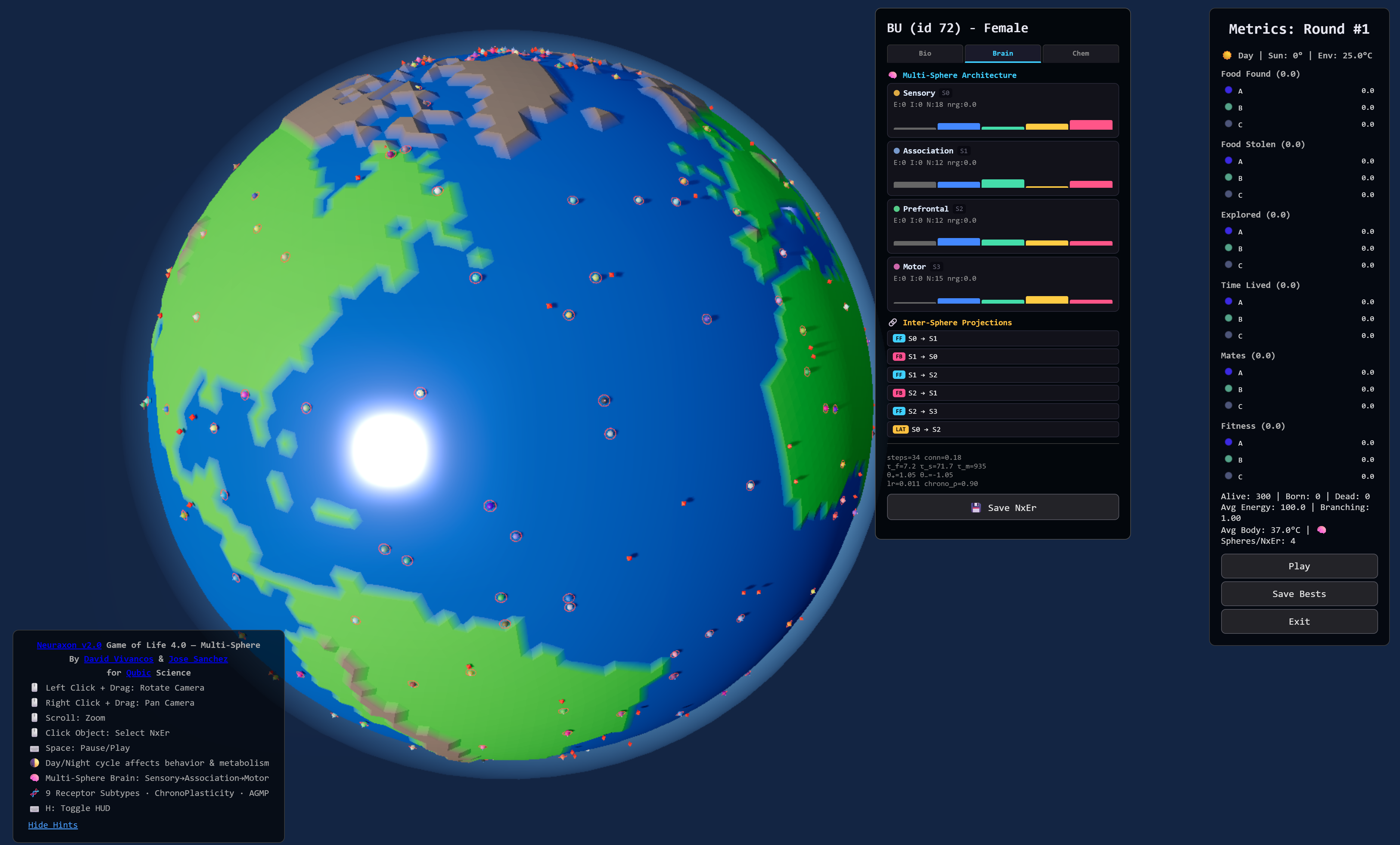 Neuraxon Game of Life Visualization