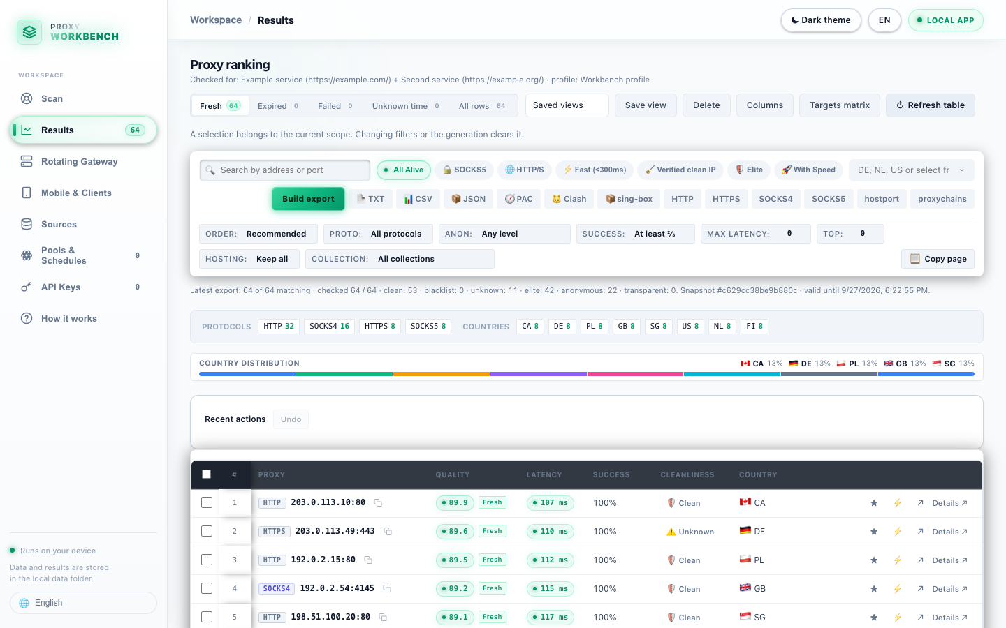 Light theme