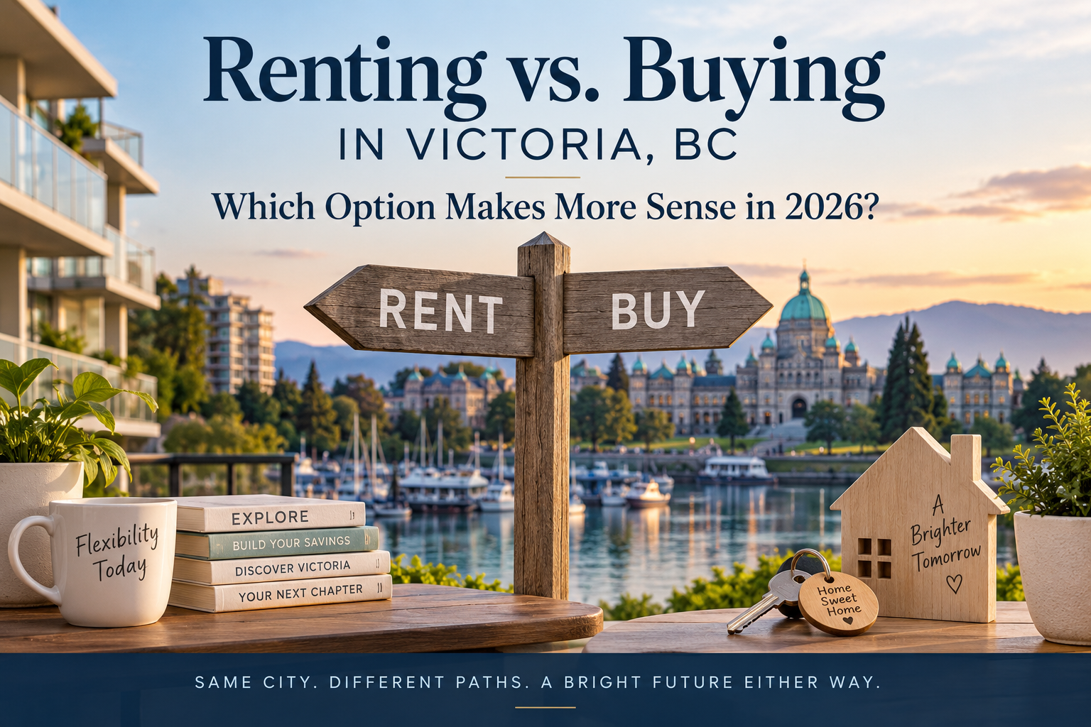 Renting vs buying a home in Victoria BC in 2026