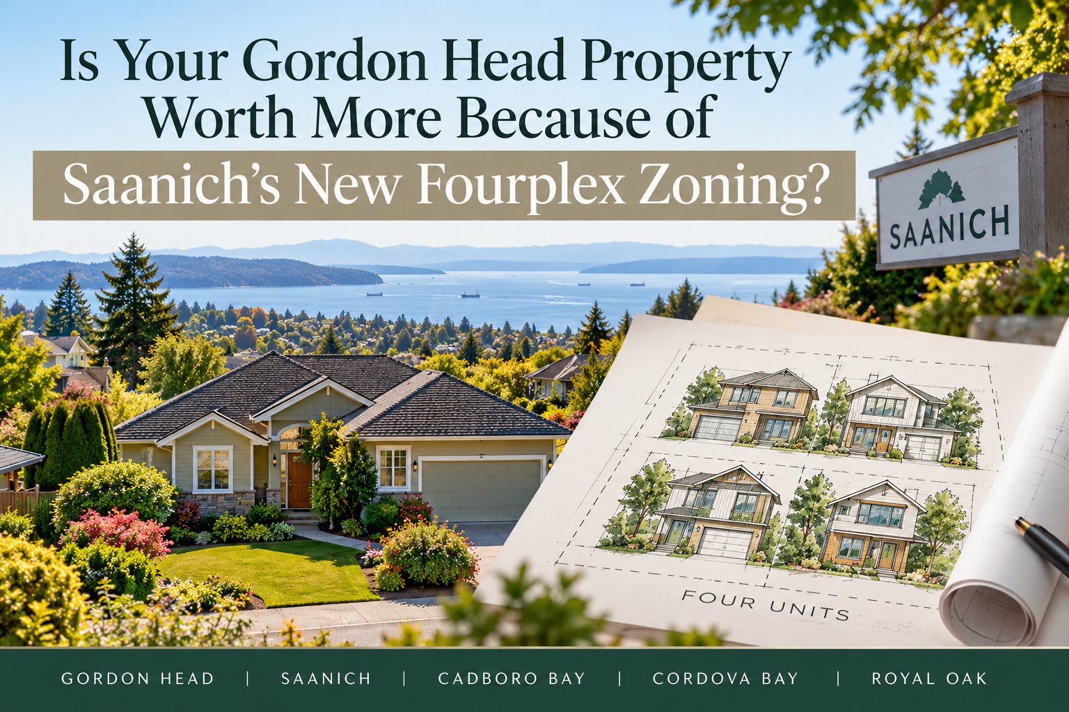 feature image of Saanich Fourplex Zoning: Is Your Home Worth More?