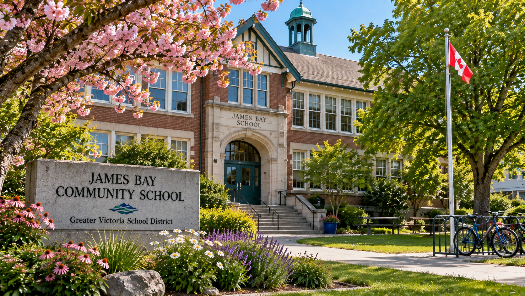 James Bay Community School in Victoria BC serving families in the James Bay neighbourhood