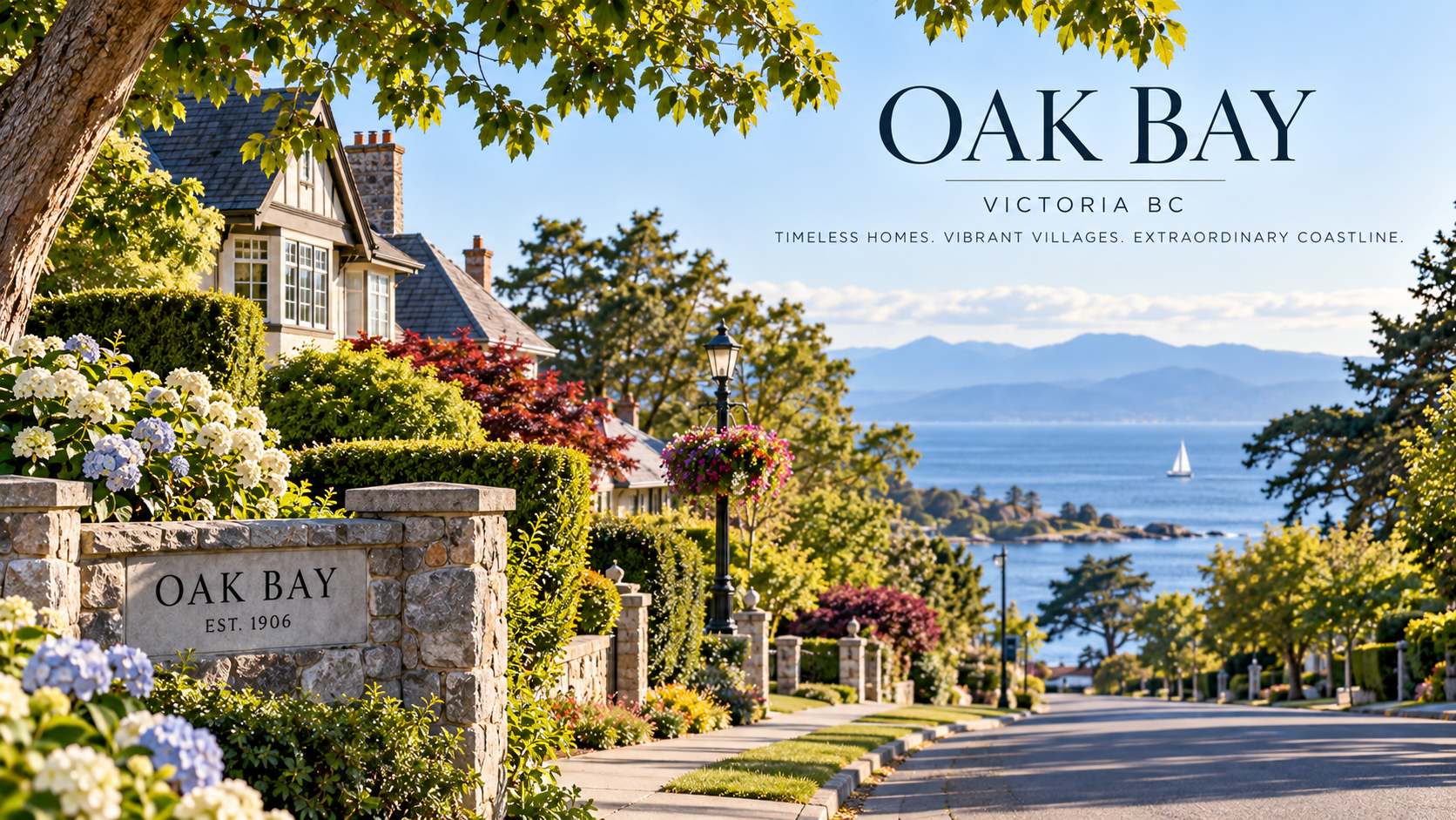 Oak Bay Victoria BC coastal neighbourhood and homes
