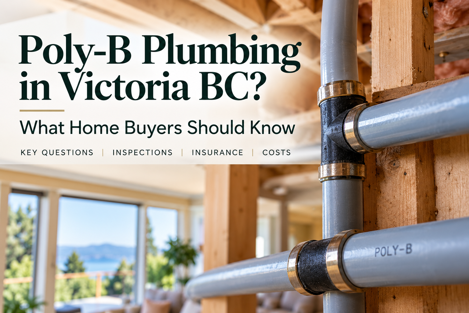 feature image of Poly-B Plumbing in Victoria BC: What Home Buyers Should Know