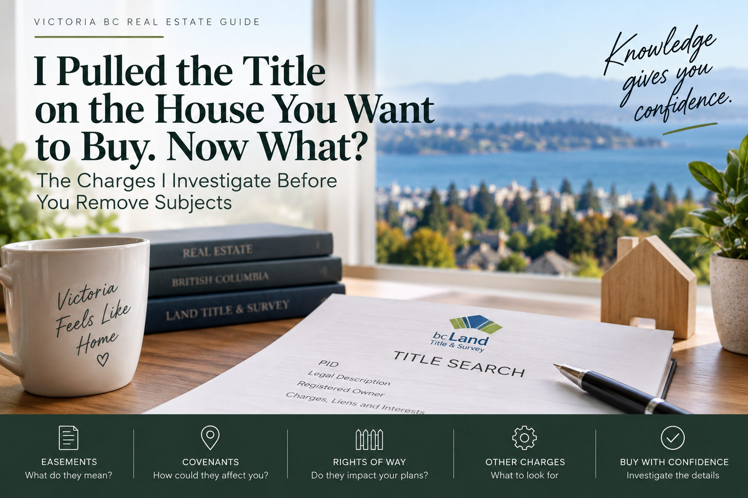 Reviewing charges on a property title before buying a home in Victoria BC