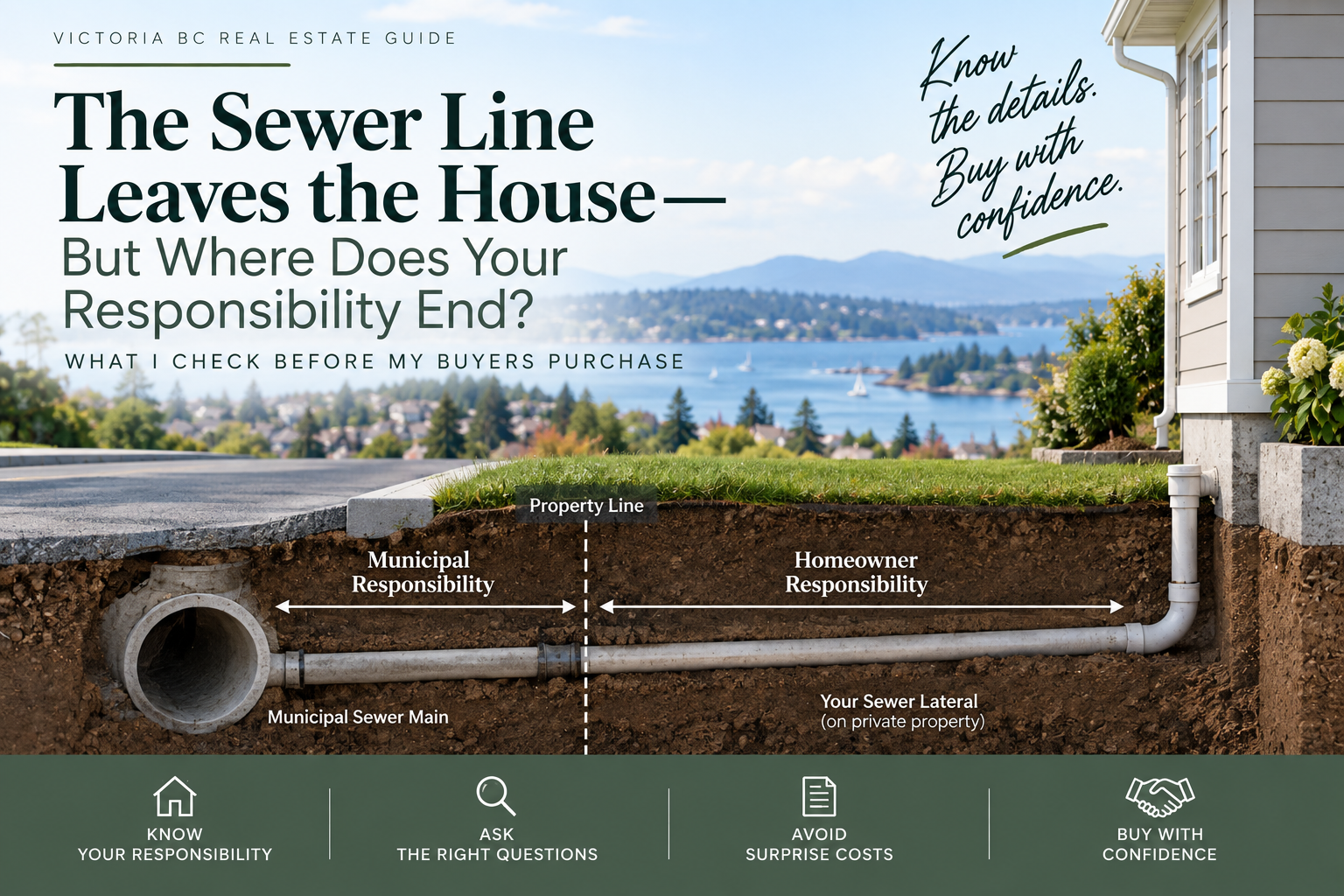 Sewer Lines When Buying a Home in Victoria BC: Who Is Responsible?