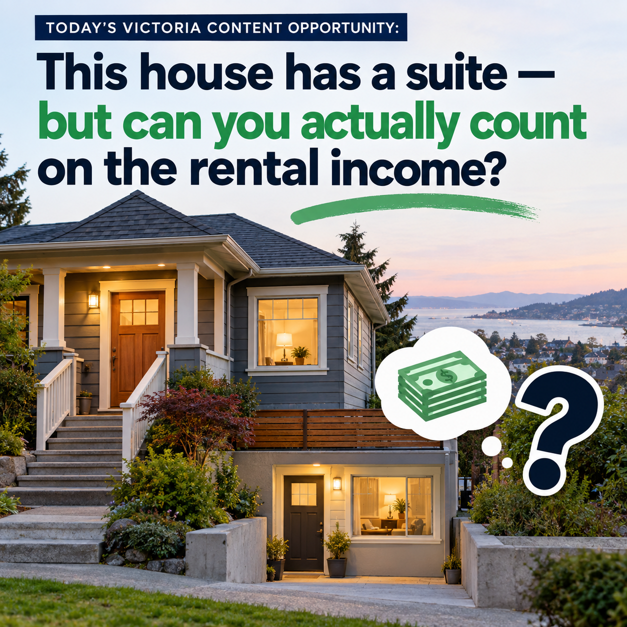 feature image of This House Has a Suite — Can You Count on the Rental Income? | Victoria BC