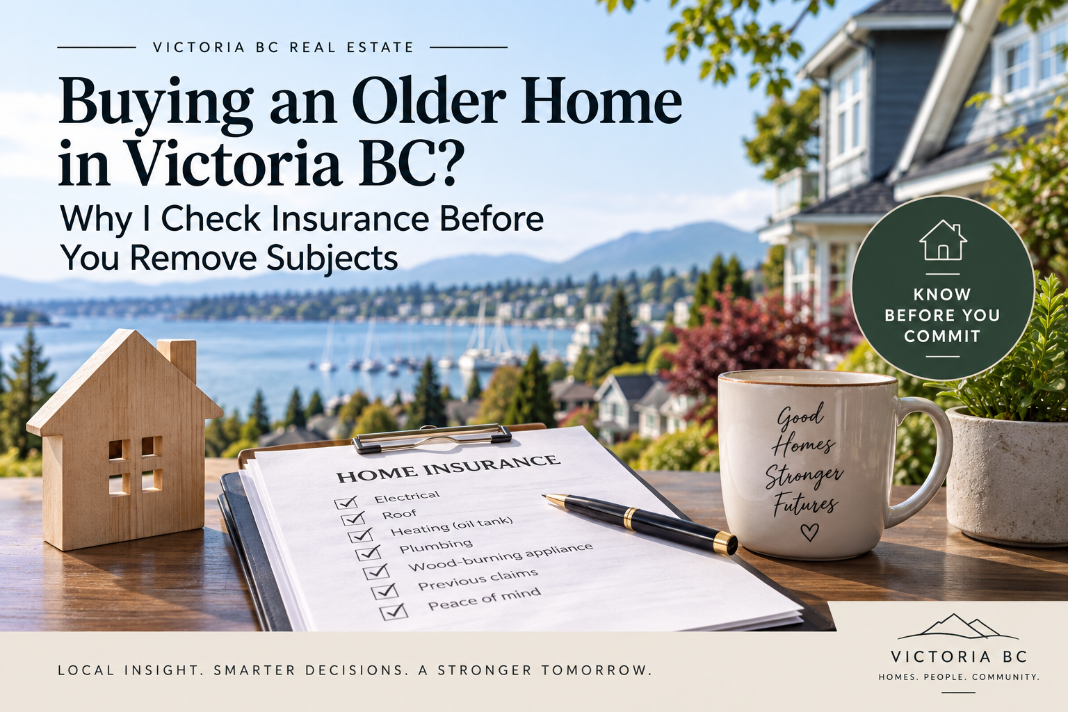 Buying an older home in Victoria BC - home insurance due diligence before removing subjects