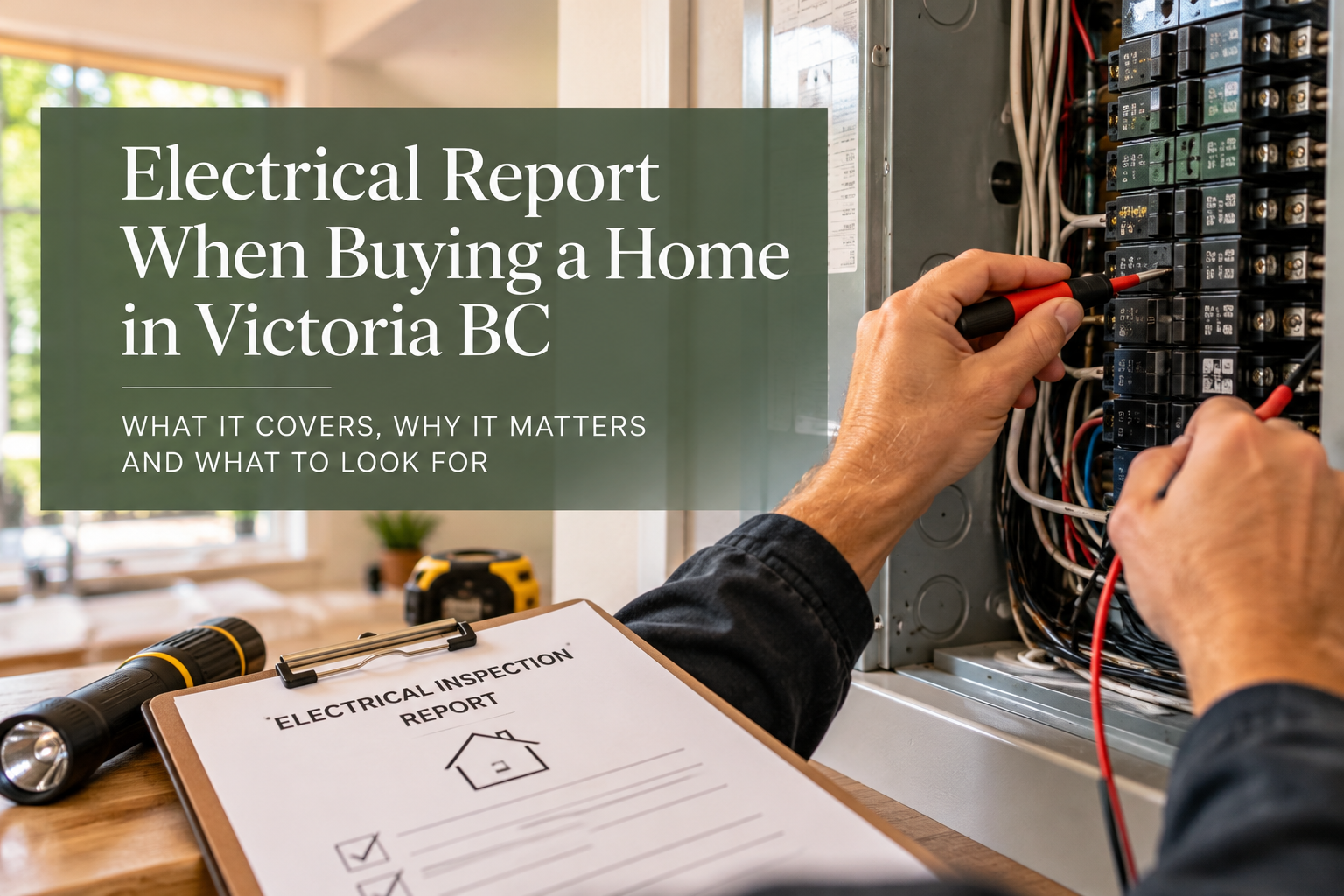feature image of Electrical Report When Buying a Home in Victoria BC: What Buyers Need to Know