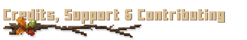 Credits, Support, and Contributing