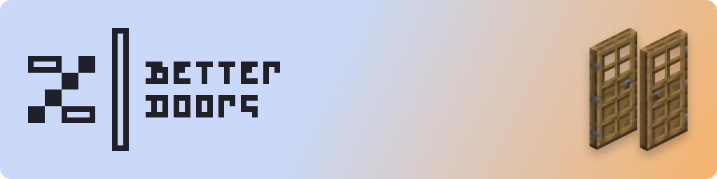 [ v2.0.1 | 1.21.5 ] - Better Doors - Proper Sides and Faces Minecraft Texture Pack