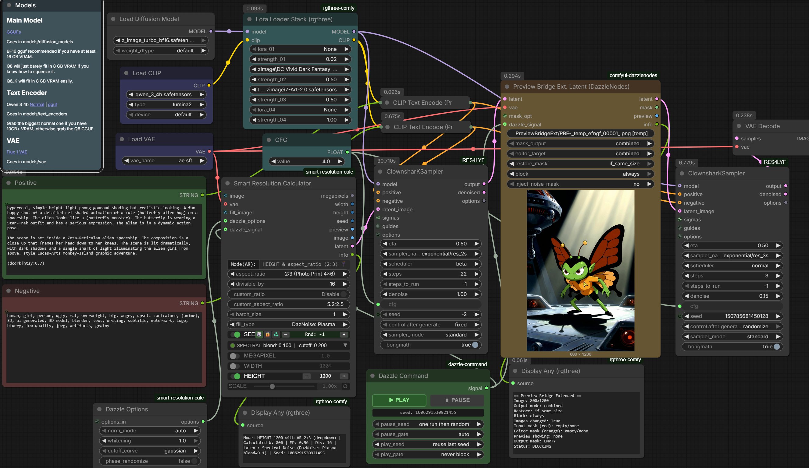 Dazzle Command orchestration workflow