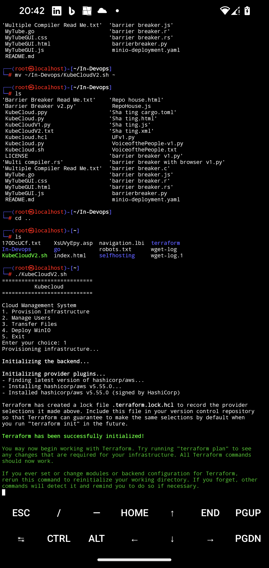 Attck PoC in terminal.