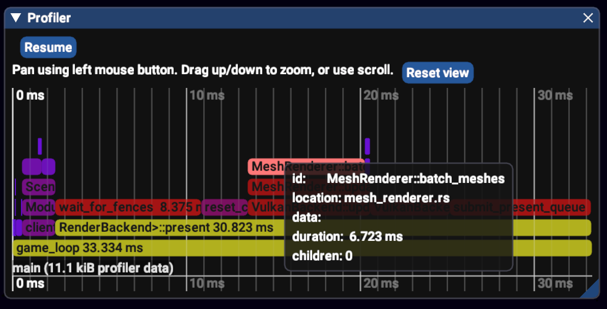 Puffin Flamegraph UI