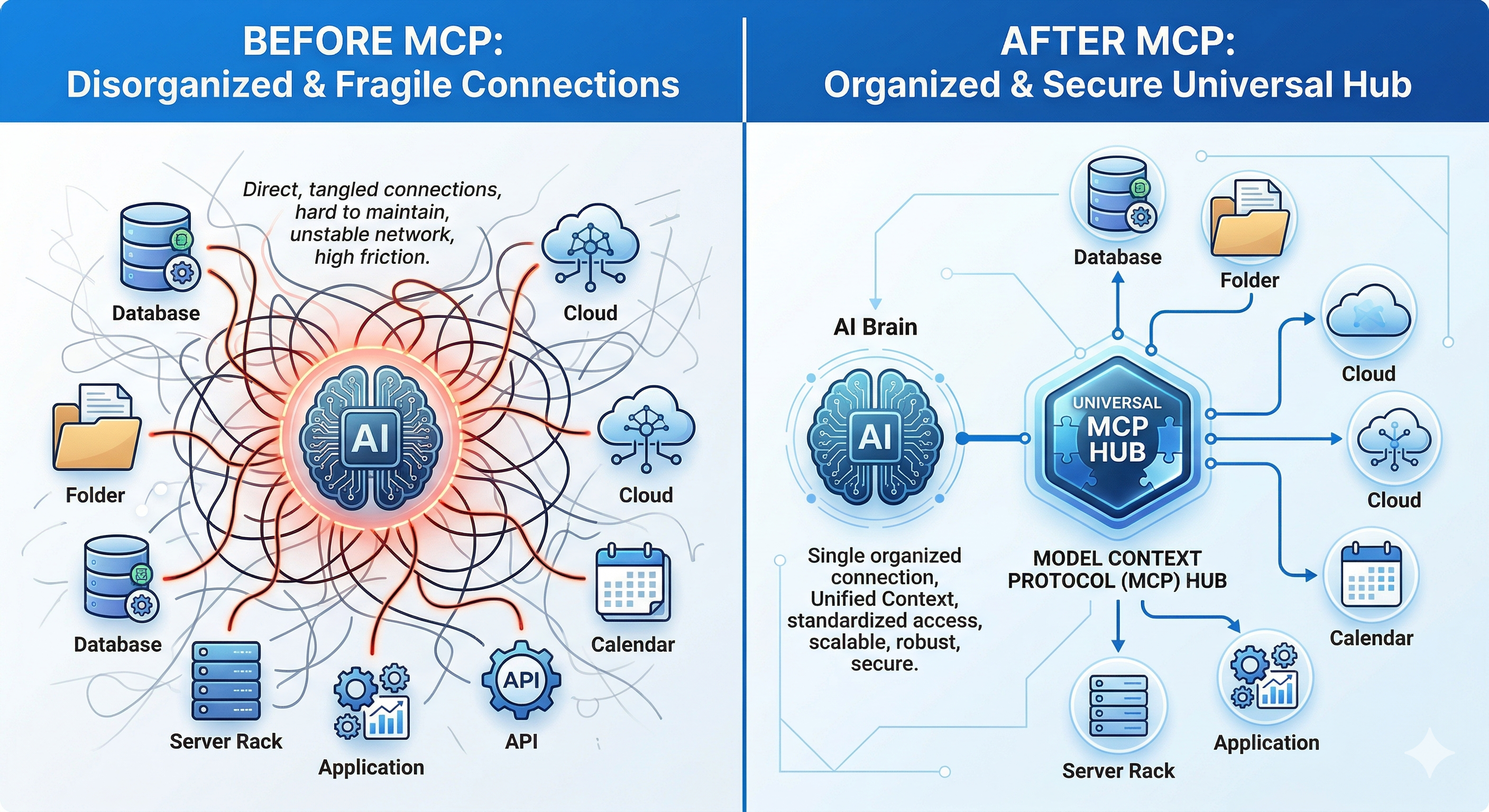 Before and After MCP