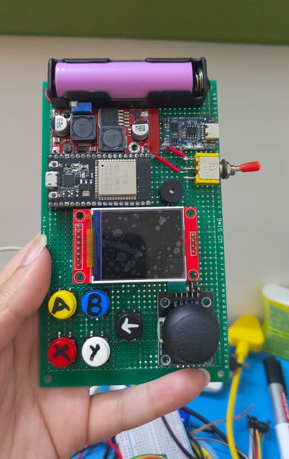 Meantendo handheld console preview from the repository