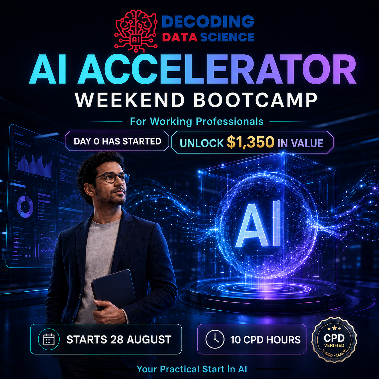 AI Accelerator Bootcamp — 6th Edition, starts 28 August