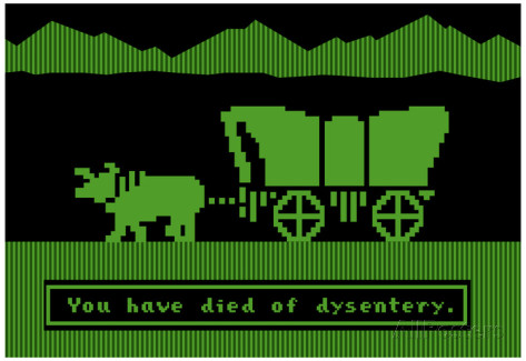 You have died of dysentery