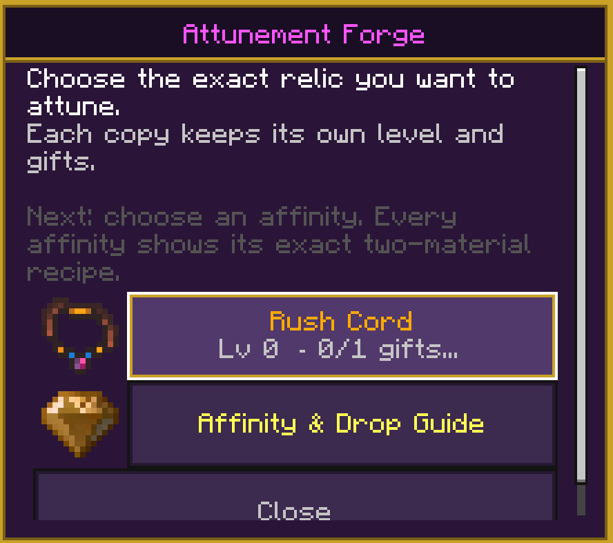 Attunement Forge