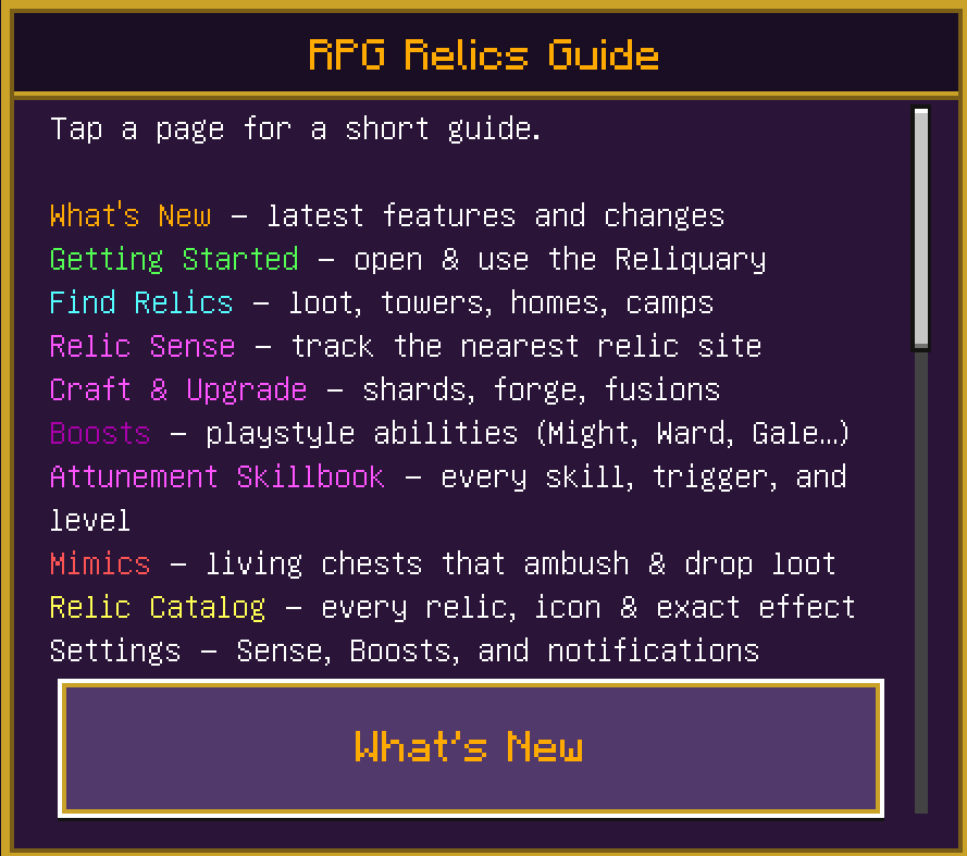 Relic Tome