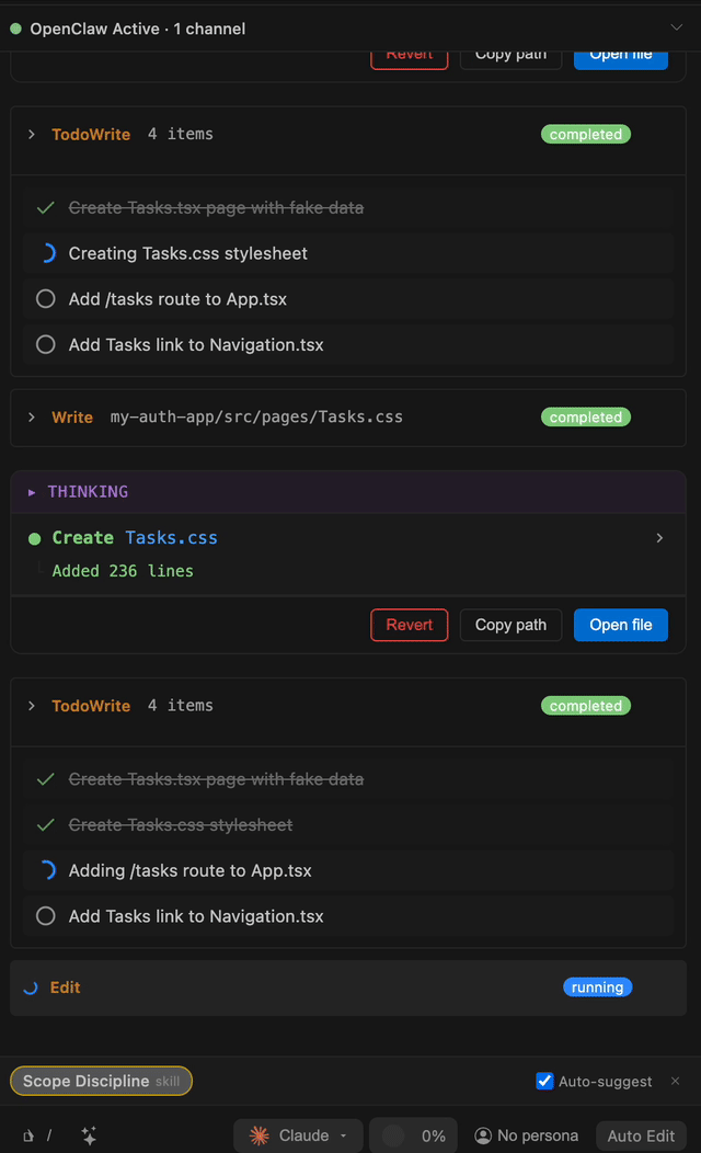 Task List Rendering