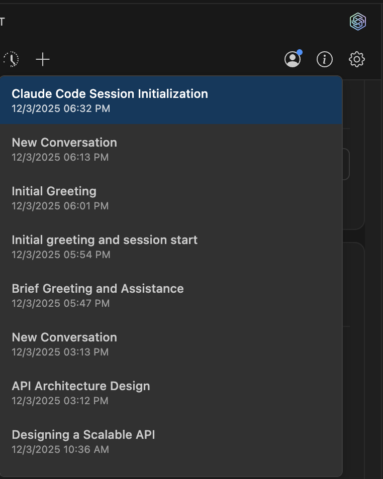 Conversation History