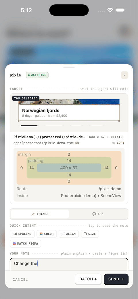 margin/padding box model and measured sibling gaps