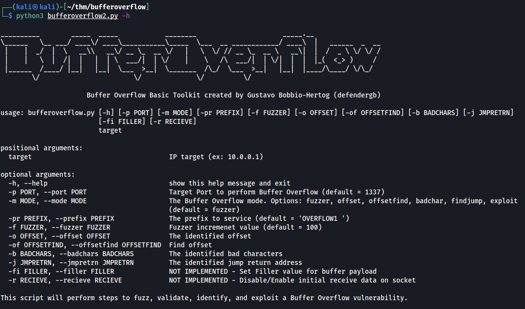 buffer overflow example