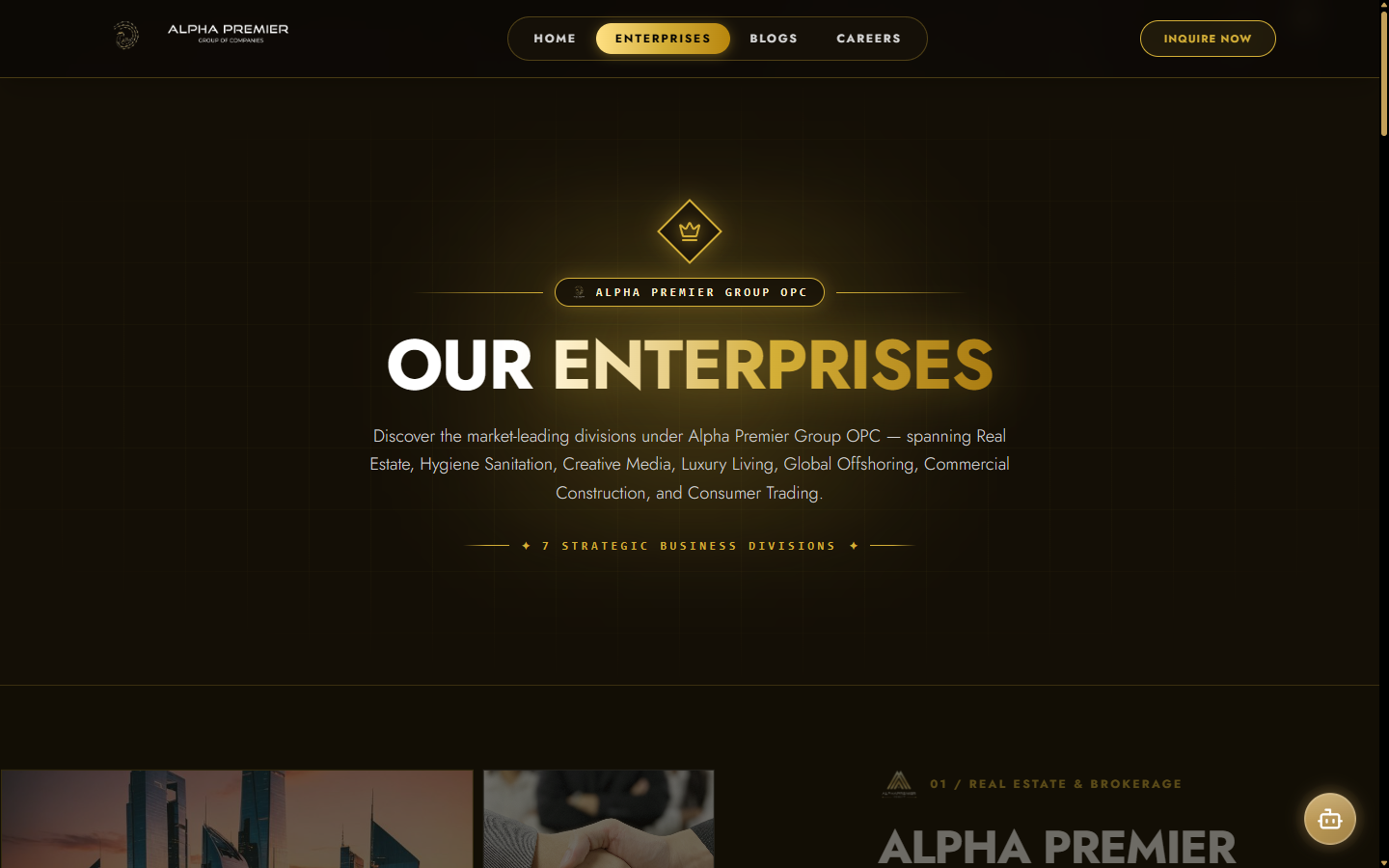 Enterprises & Subsidiaries Grid