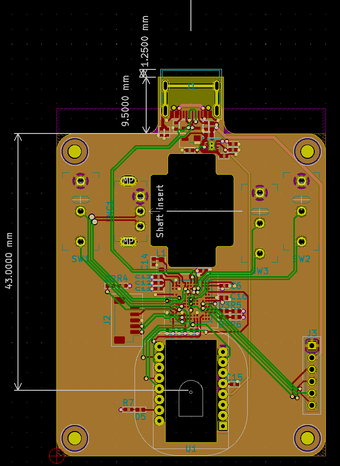 2d view of PCB