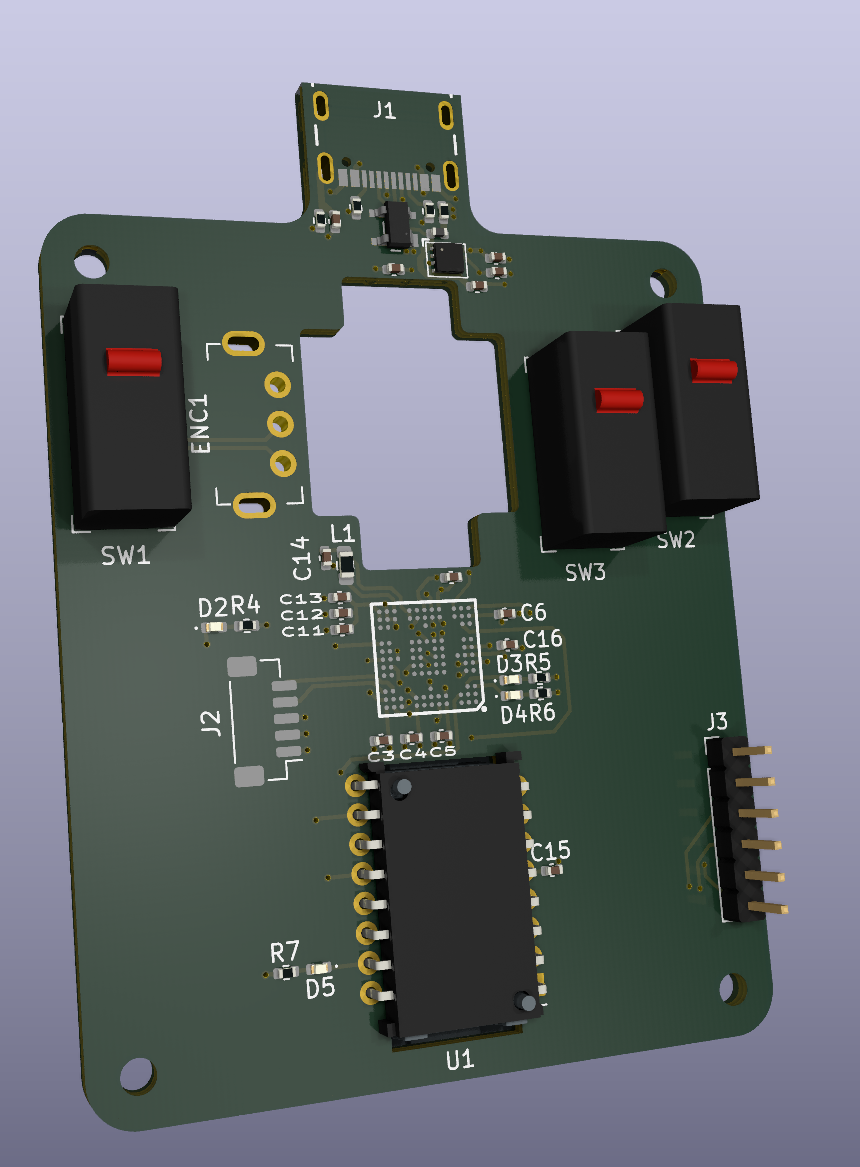 3d view of PCB