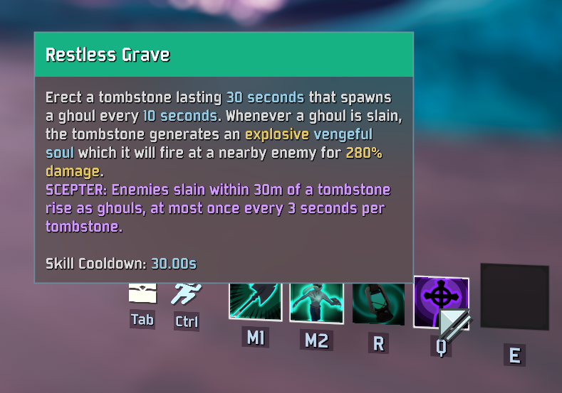The Restless Grave Upgrade